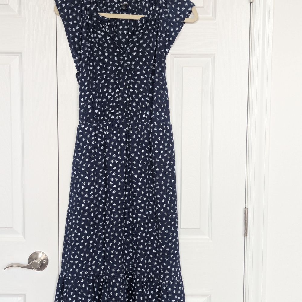 J.crew Mercantile Ruffled Flutter Sleeve Sundress Size S - Picture 1 of 7